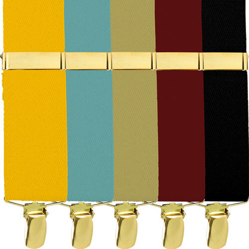 Army Branch Specific Dress Suspenders with Metal Clips Dress Uniform Accessories 