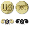 Army Chemical Branch Insignia - Officer and Enlisted