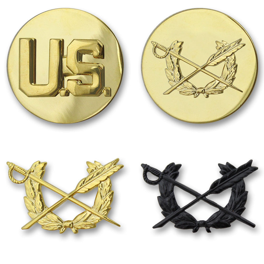 Army Judge Advocate Branch Insignia - Officer and Enlisted Badges 