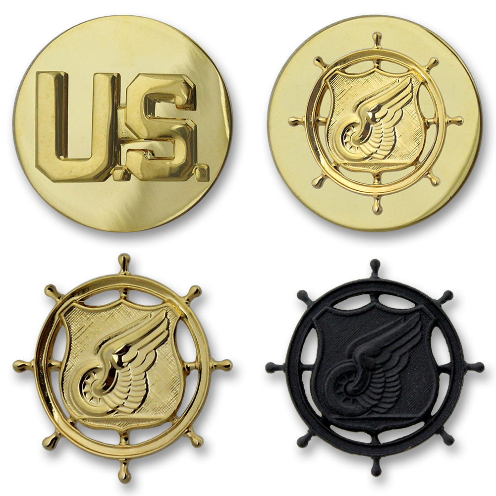 Army Transportation Branch Insignia - Officer and Enlisted Badges 