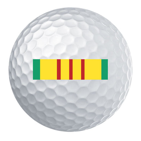 Vietnam Service Ribbon Golf Ball Set