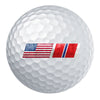 American Flag Bronze Star Ribbon Blend Golf Ball Set
