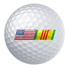 American Flag Vietnam Service Ribbon Blend Golf Ball Set