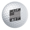 American Veteran Flag Golf Ball Sleeve