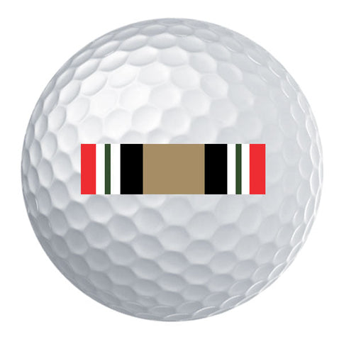 Iraq Campaign Ribbon Golf Ball Set