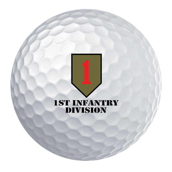 1st Infantry Division Badge Golf Ball Set Golf Balls 