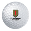 1st Infantry Division Badge Golf Ball Set