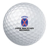 10th Mountain Division Badge Golf Ball Set