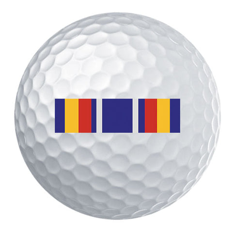 Global War on Terrorism Service Ribbon Golf Ball Set