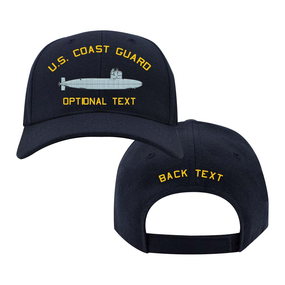 Coast Guard Custom Ship Cap - Barbel Class Submarine Hats and Caps 