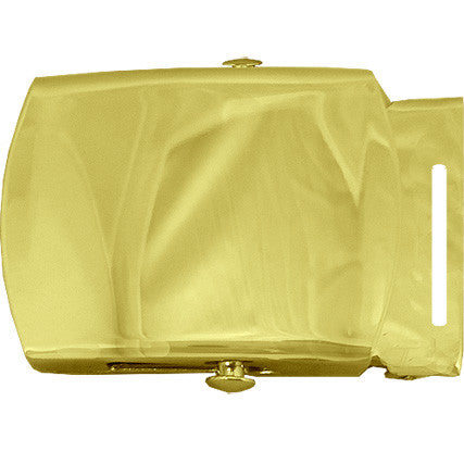 Navy Dress Belt Buckle - 24k Gold