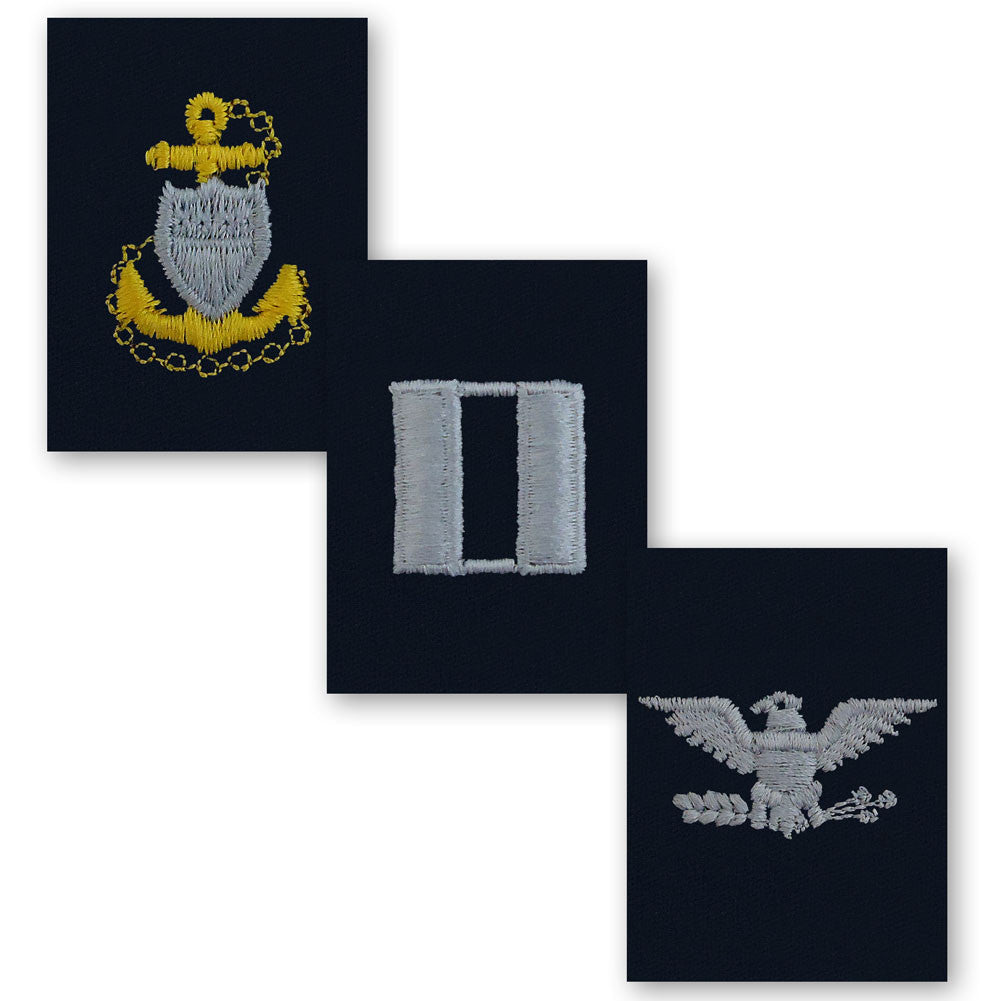 Coast Guard Embroidered Parka Rank - Enlisted and Officer Rank 