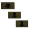 Coast Guard Embroidered Subdued Collar Insignia Enlisted Rank