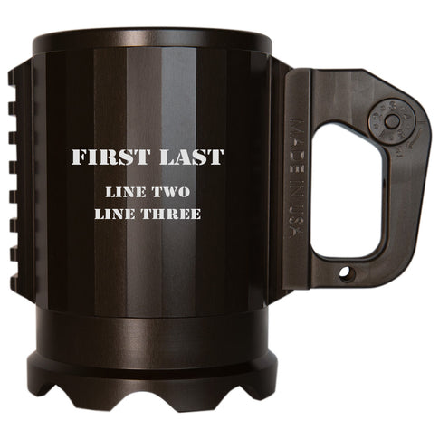 Combat Cup with Laser Engraved Custom Text