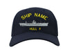 U.S. Navy Custom Ship Caps - Navy Blue