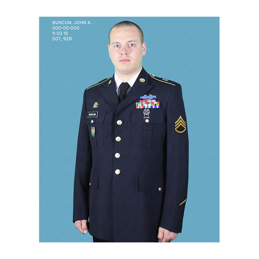 Canvas Dress Uniform Portrait Canvas Prints 