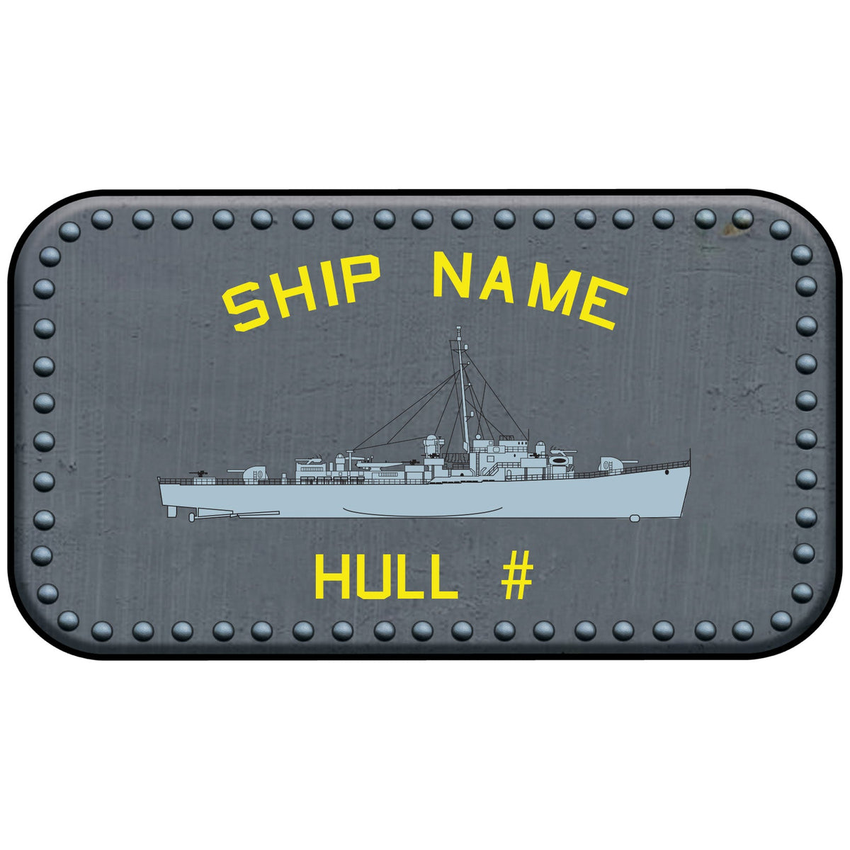 U.S. Navy Custom Ship Sticker Stickers and Decals Tender.sticker