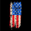 Distressed Vertical US Flag T-Shirt