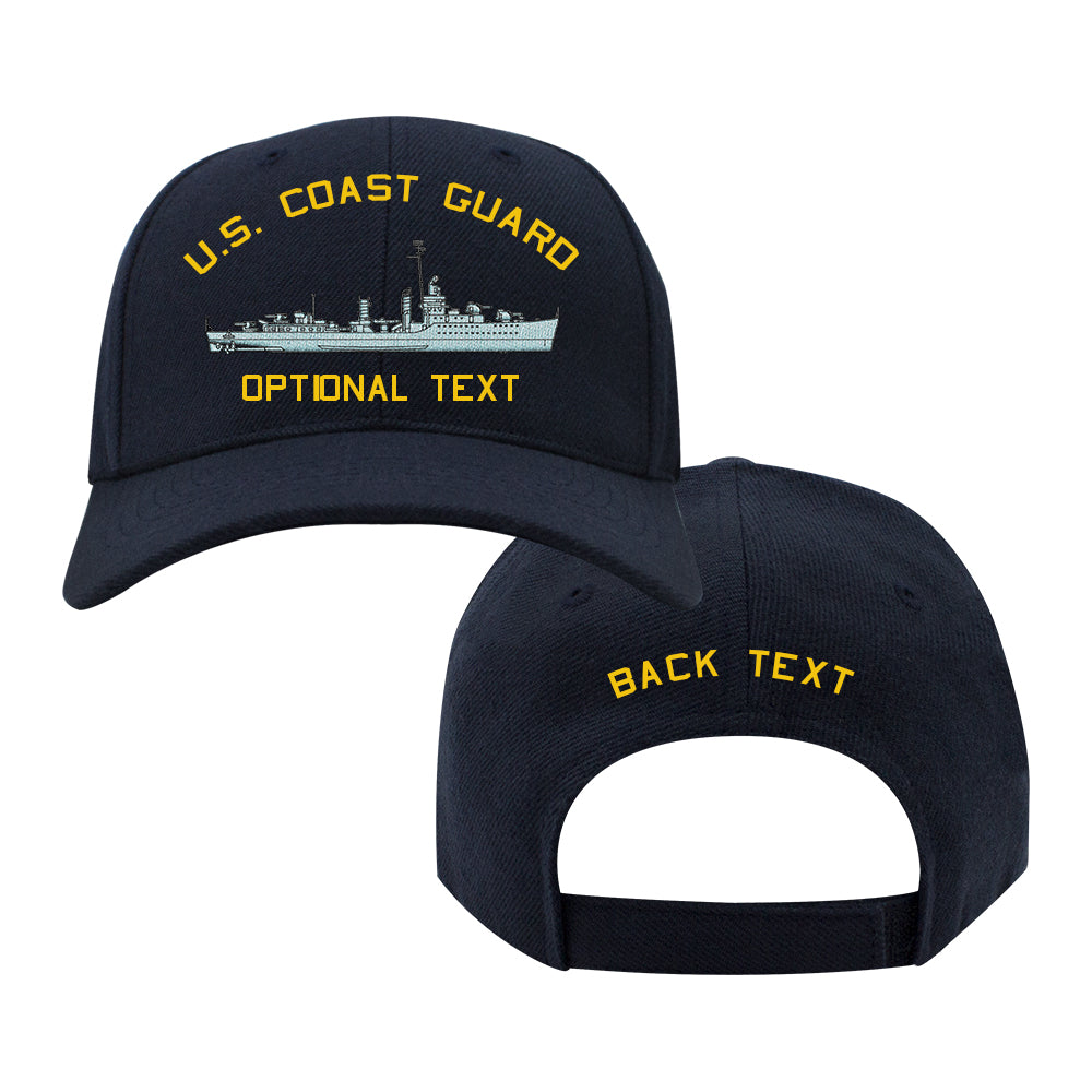 Coast Guard Custom Ship Cap - Dunlap Class Destroyer Hats and Caps 