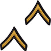 Army Class A (Gold on Green) Enlisted Rank - Female Size Rank 6522 PV-F