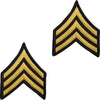 Army Class A (Gold on Green) Enlisted Rank - Female Size Rank 6526 SGT-F
