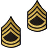 Army Class A (Gold on Green) Enlisted Rank - Male Size Rank 6517 SFC-M