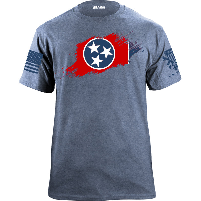 Tennessee Flag Paint Swatch T-Shirt Shirts 
