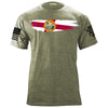 Skinny Horizontal Paint Swatch Florida Flag Tshirt Shirts YFS.7.005.1.MGT.1