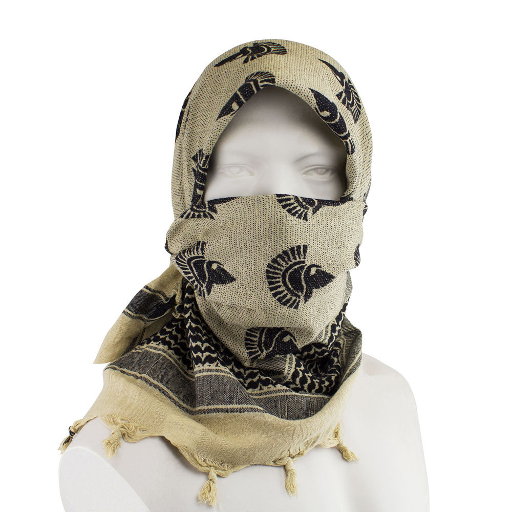 Spartan Shemagh Tactical Desert Scarf Tan Tactical Headwear 