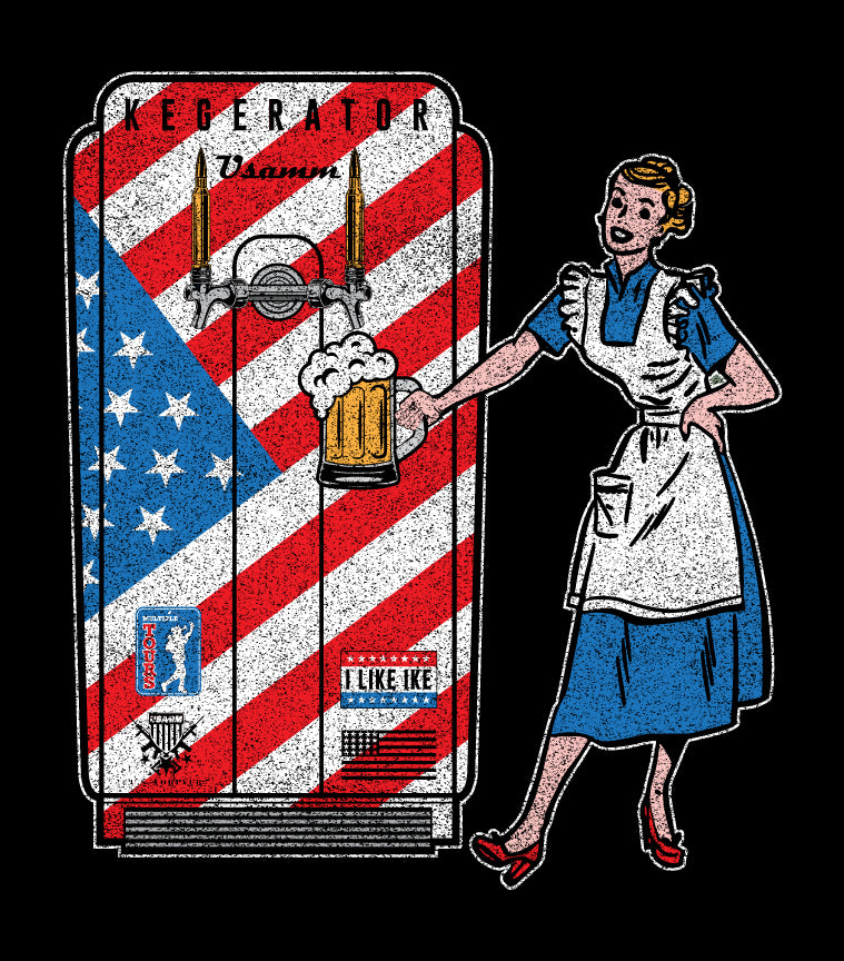 Kegerator Wife Color T-Shirt Shirts 