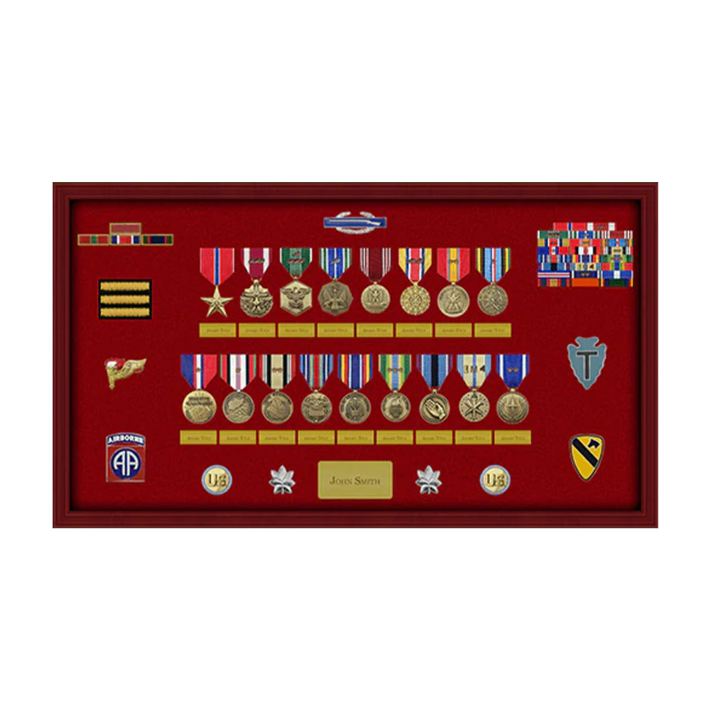 Pre-Assembled Large Shadow Box Display Case USAMM