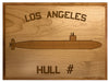 U.S. Navy Custom Ship 3D Laser Engraved Plaque Shadow Boxes, Display Cases, and Presentation Cases np.Los.Angeles