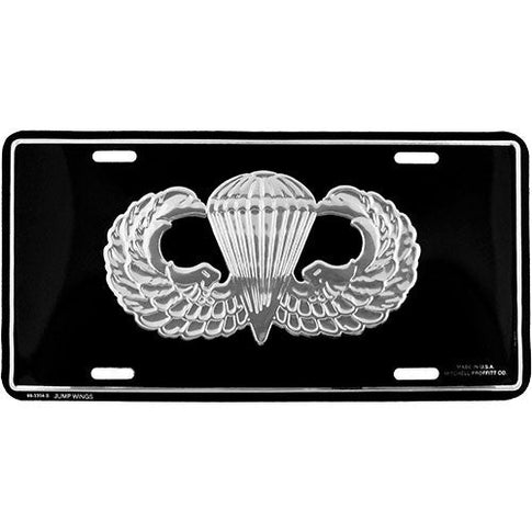 Army Jump Wings License Plate