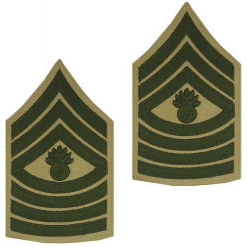 Marine Corps Embroidered Khaki Enlisted Rank - Male Size Rank MCR-68034