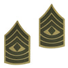 Marine Corps Embroidered Khaki Enlisted Rank - Female Size