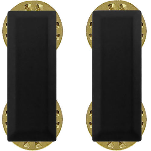 Marine Corps Subdued Black Metal Collar Rank - Enlisted and Officer Rank MCR-68125