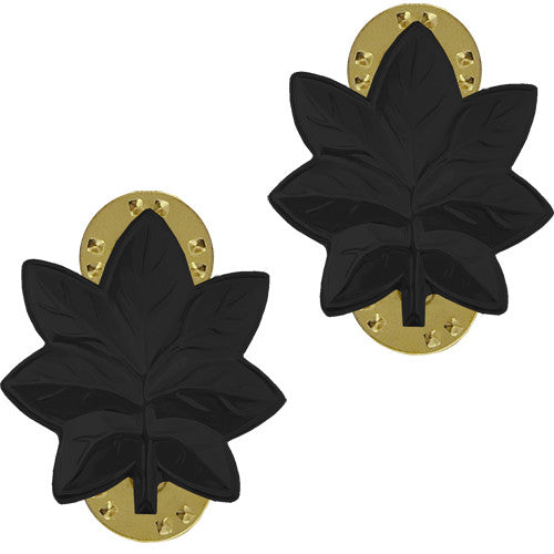 Marine Corps Subdued Black Metal Collar Rank - Enlisted and Officer Rank MCR-68128
