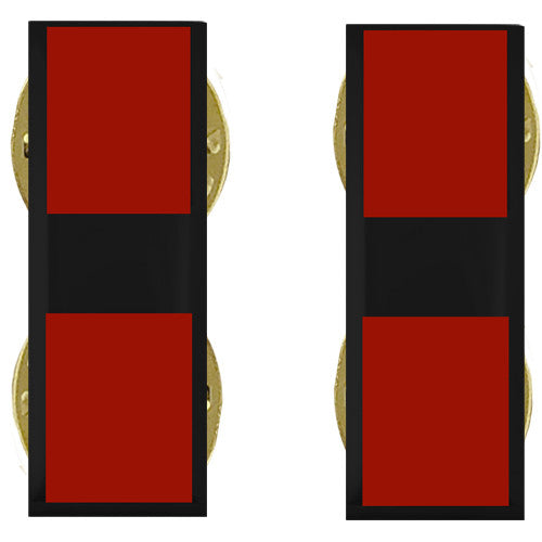 Marine Corps Subdued Black Metal Collar Rank - Enlisted and Officer Rank MCR-68132