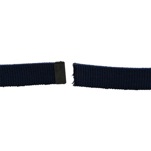 Air Force Dress Belt - Blue Cotton With Black Tip