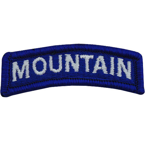 Mountain Class A Tab Patches and Service Stripes 