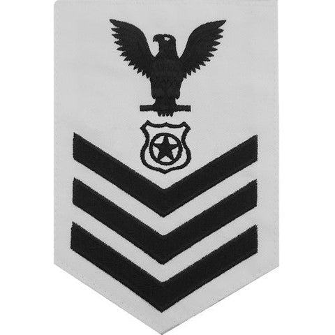 Navy E-4/5/6 Master-at-Arms Rating Badges, Blue Serge