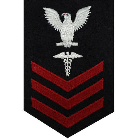 Navy E-4/5/6 Hospital Corpsman Rating Badges