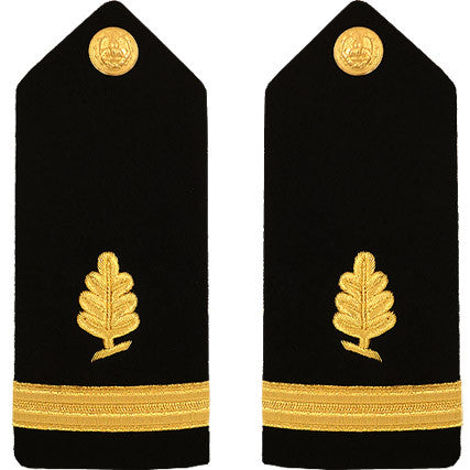 Navy Male Hard Shoulder Board - Medical Service - Sold in Pairs