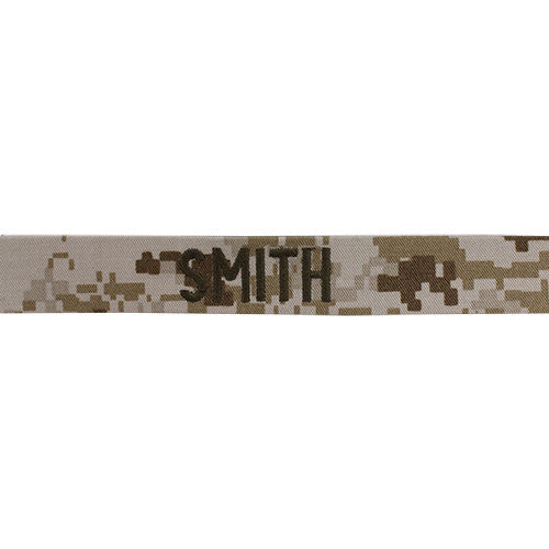 Embroidered Name Tapes and Helmet Bands Embroidered Name / Branch Tapes NAMETAPE-MC-D