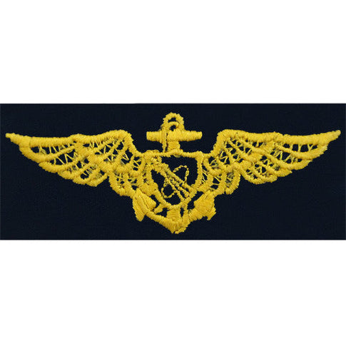 Navy Astronaut (Aviator) Embroidered Coverall Breast Insignia