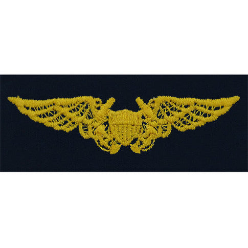Navy Flight Officer Embroidered Coverall Breast Insignia