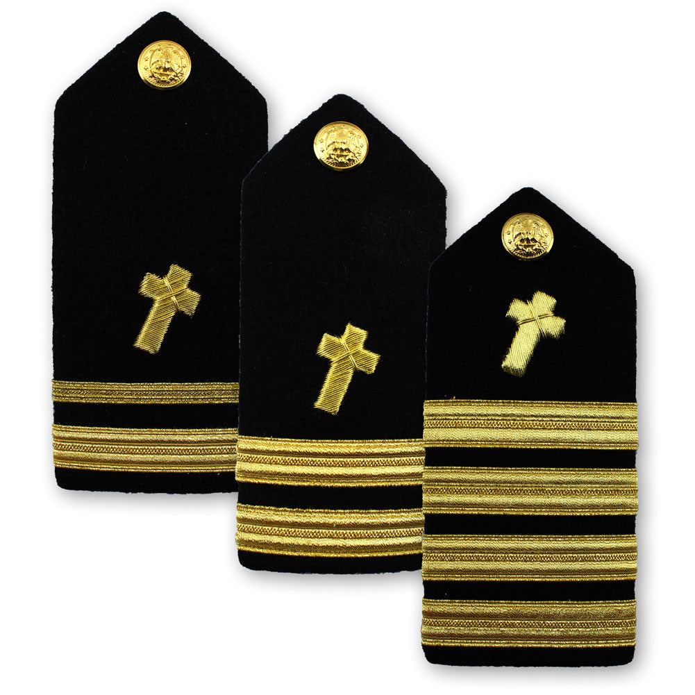 Navy Male Hard Shoulder Board - Christian Chaplain | USAMM
