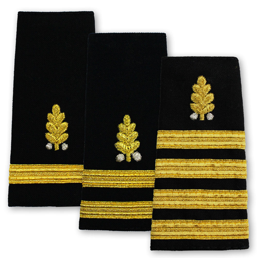 Navy Soft Shoulder Marks - Dental Corps Rank 