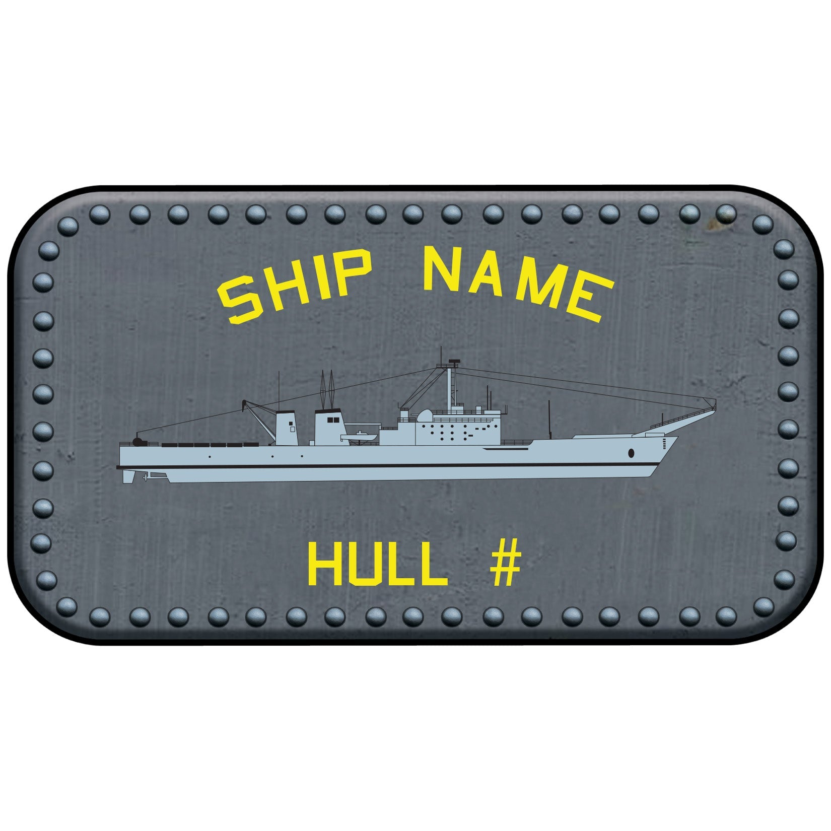 U.S. Navy Custom Ship Sticker Stickers and Decals Newport.sticker