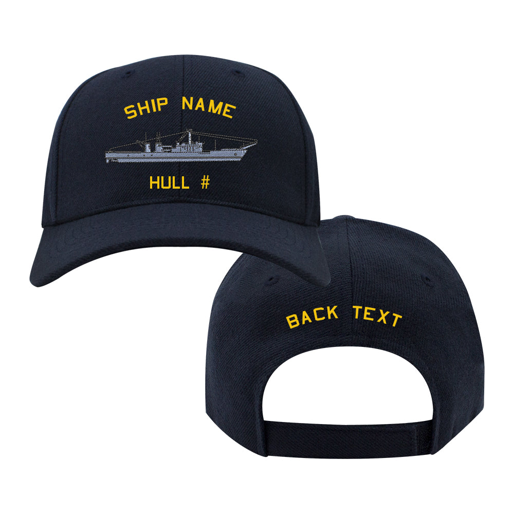 U.S. Navy Custom Ship Cap - Newport Tank Landing Ship Hats and Caps 